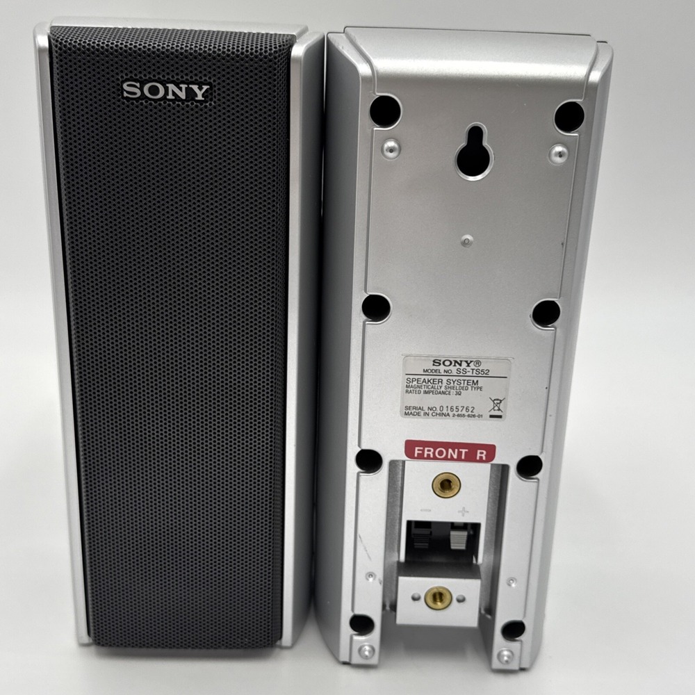 Sony SS-TS52 & SS-TS51 Home Theater Surround Speaker‎ Slicer Pair 4 Total #010 - Picture 5 of 6